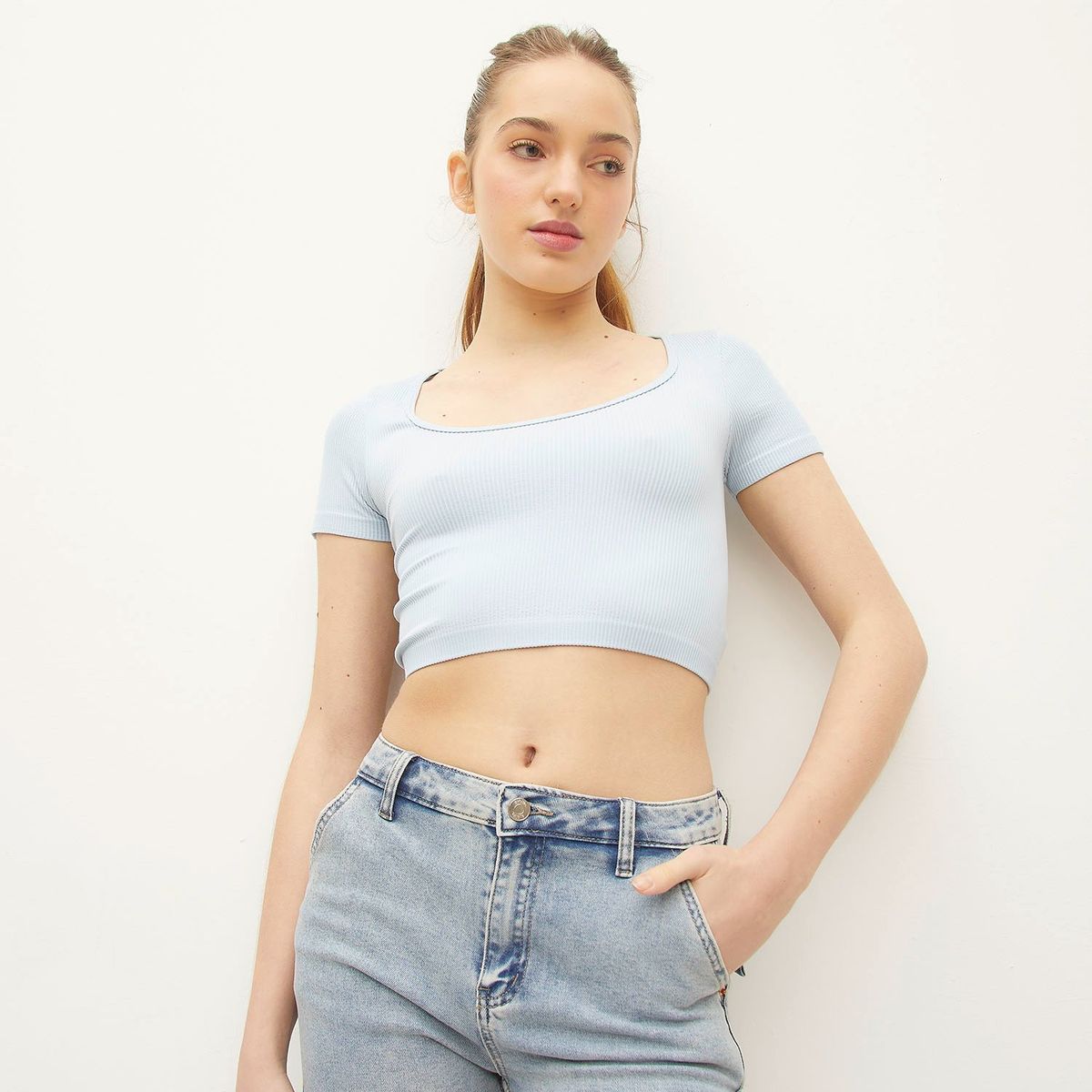 SYBILLA - Blusa Mujer Manga corta Sybilla