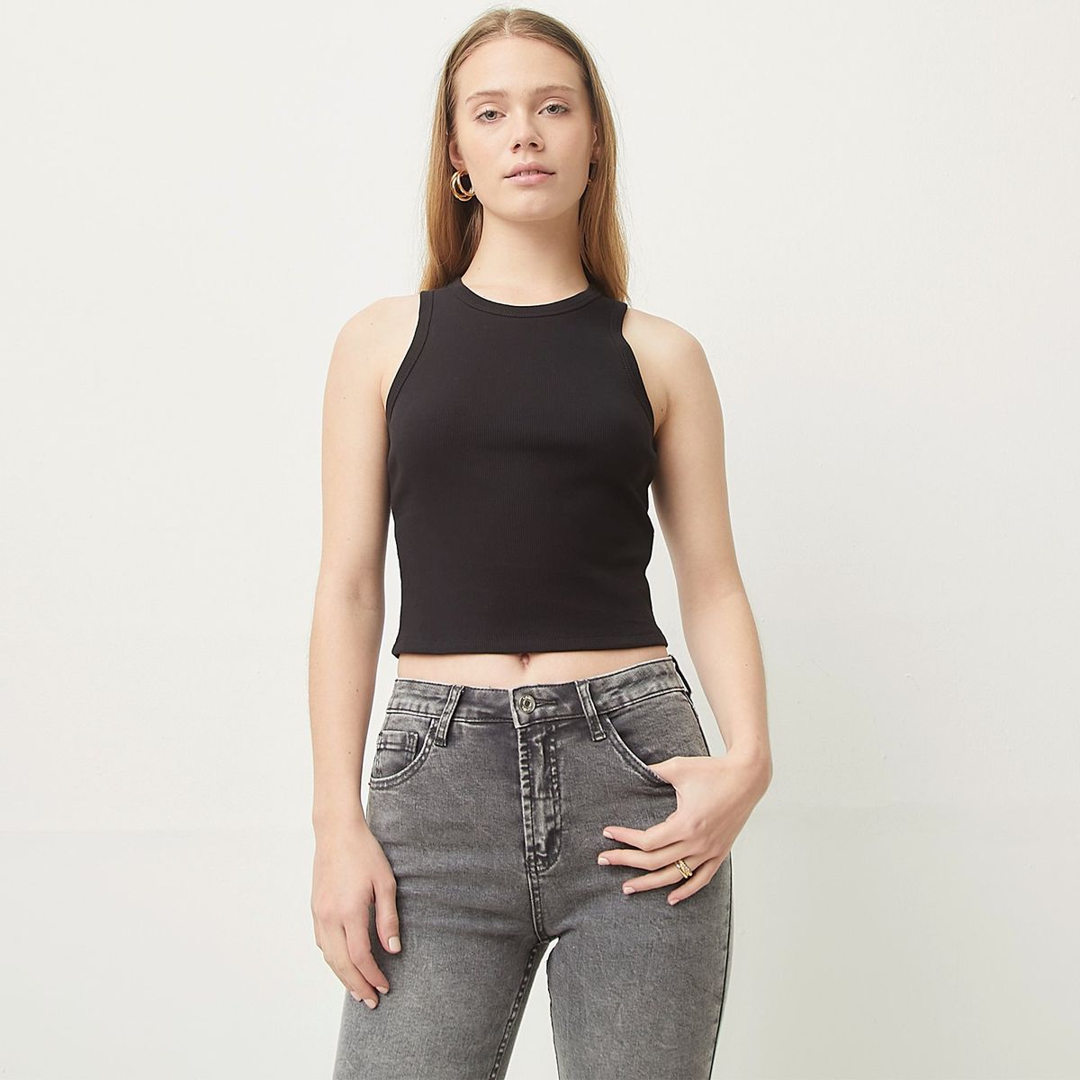 SYBILLA - Top esqueleto Mujer Sin mangas de Algodón Sybilla Slim fit