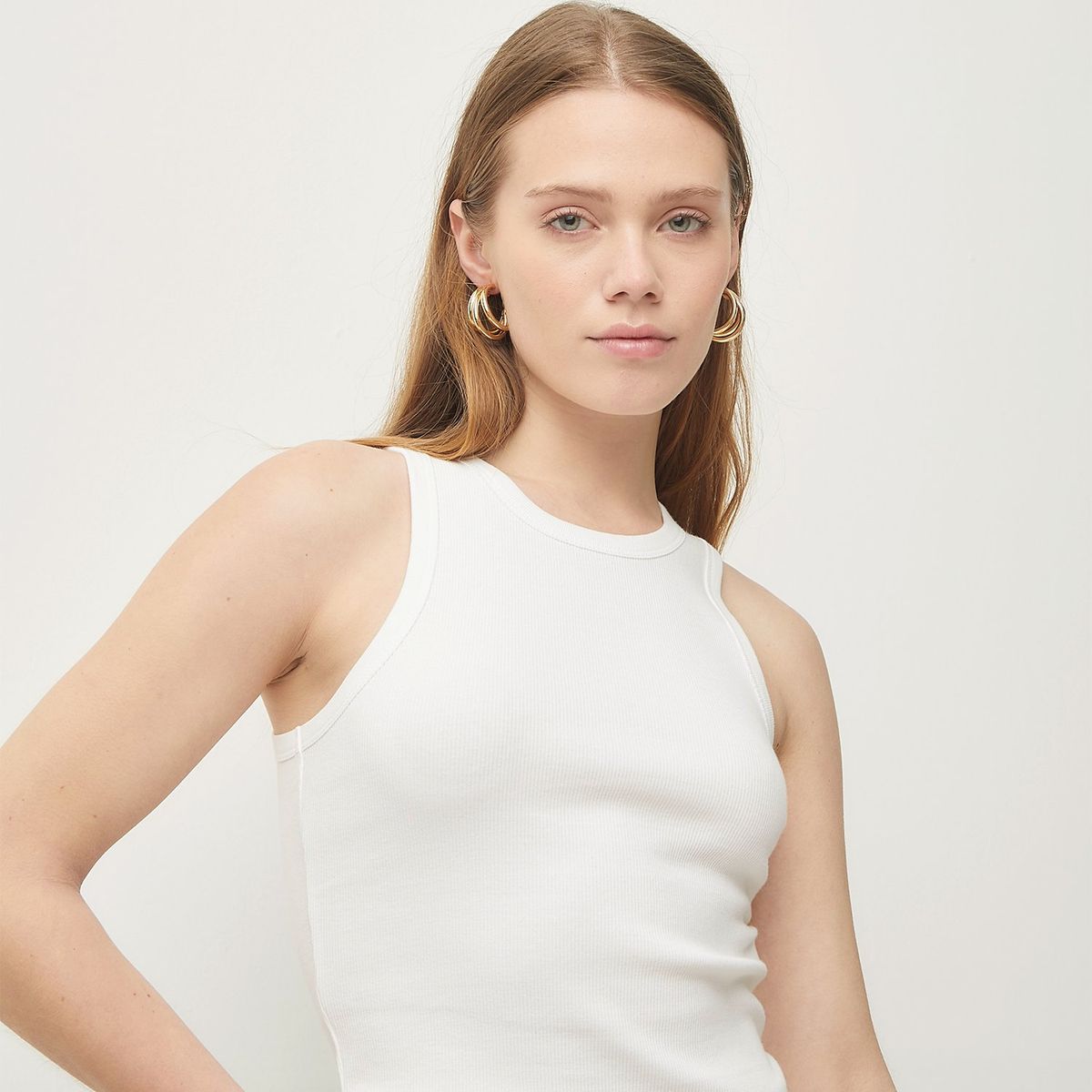 SYBILLA - Top esqueleto Mujer Sin mangas de Algodón Sybilla Slim fit