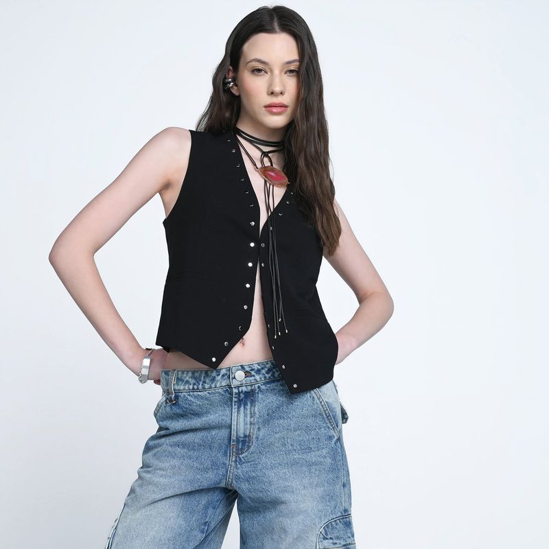 DENIMLAB - Chaleco Mujer Taches Denimlab