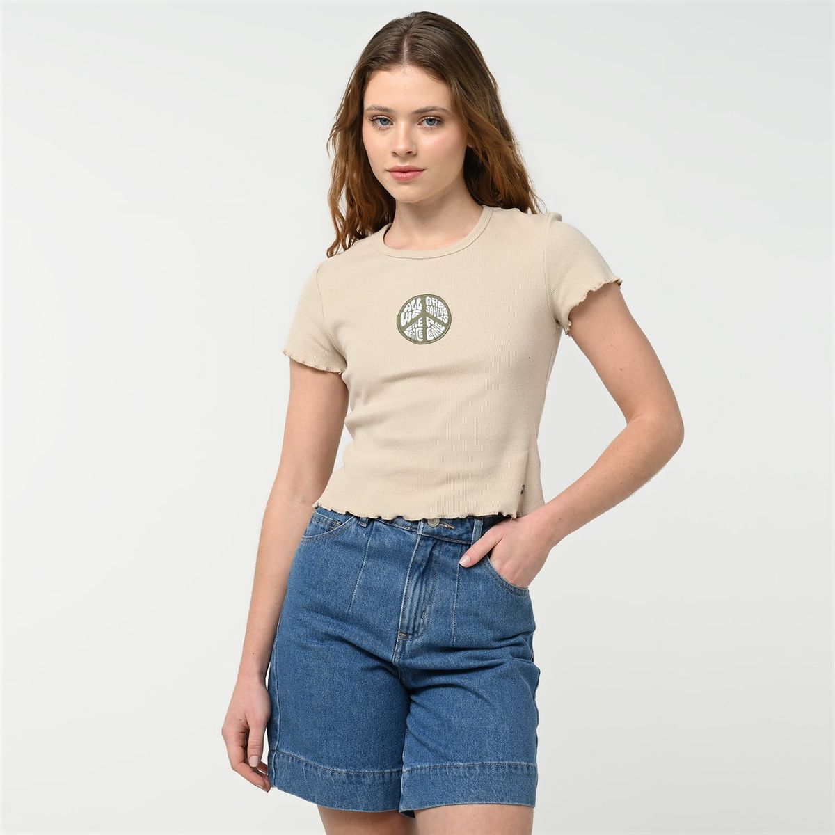 DOO AUSTRALIA - Camiseta Mujer con Estampado Manga corta de Algodón Doo Australia