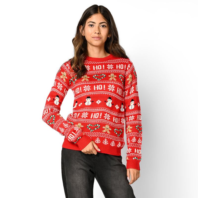 ELV - Saco Navideño Niña con Estampado ELV