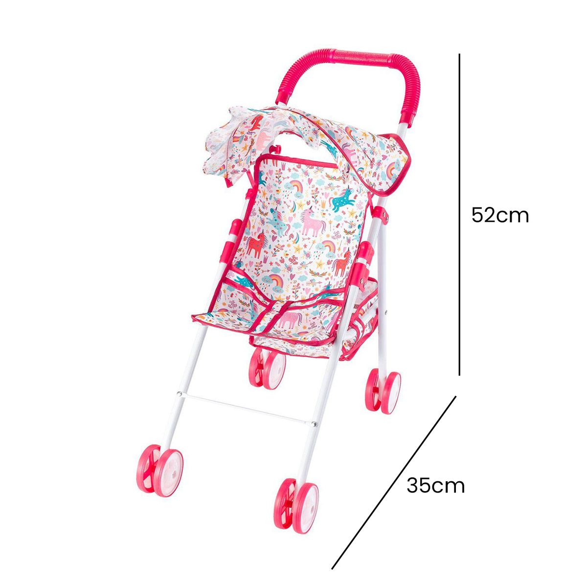 KIDS N PLAY - Coche Paseador Para Muñecas Hasta De 45Cm