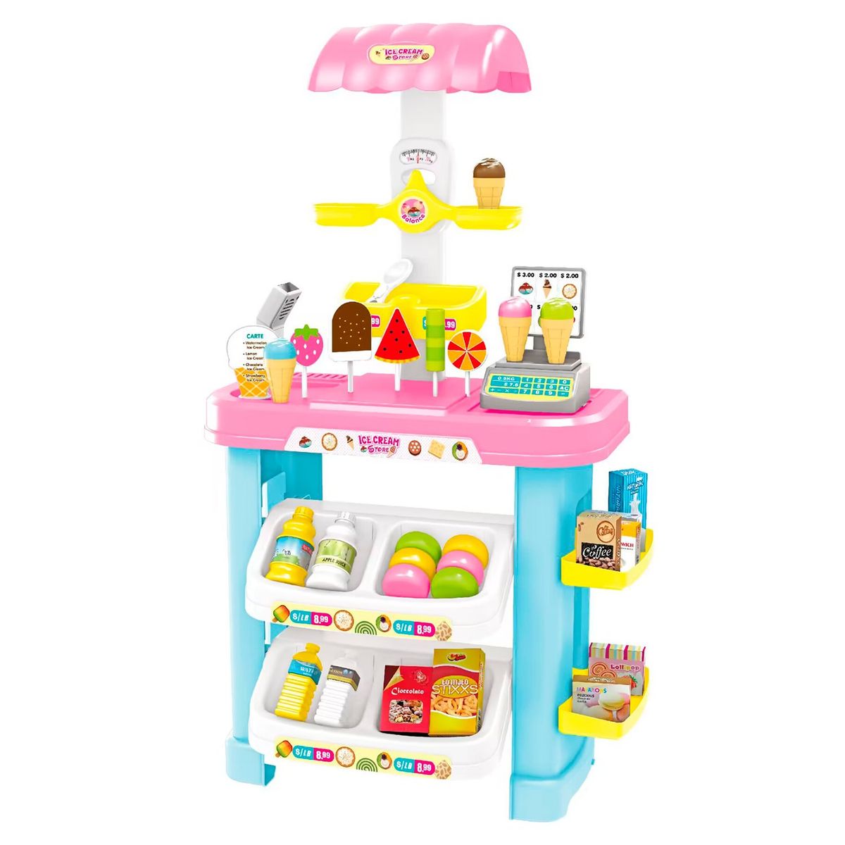 KIDS N PLAY - Heladería de juguete para niños con accesorios