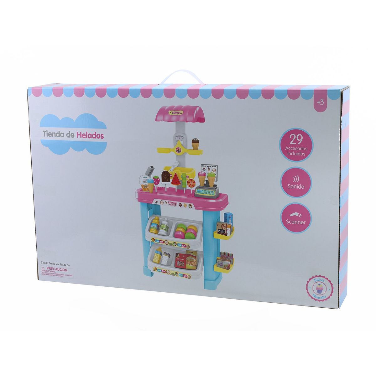 KIDS N PLAY - Heladería de juguete para niños con accesorios