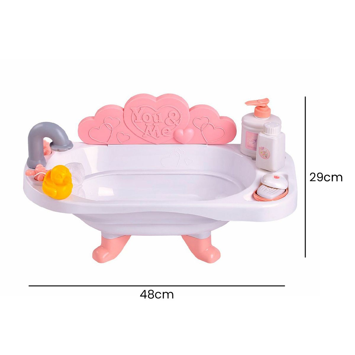 KIDS N PLAY - Tina Para Bebe Y Accesorios 7Pcs