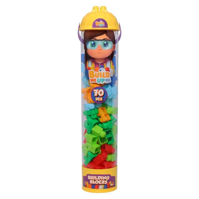  - Tubo con cabeza para bebe. Incluye 70 bloques
