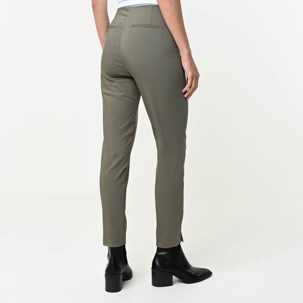 BASEMENT - Pantalon Recto Mujer Tiro medio Basement