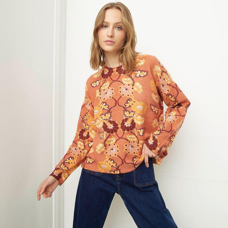 BASEMENT - Saco Mujer con Flores Basement