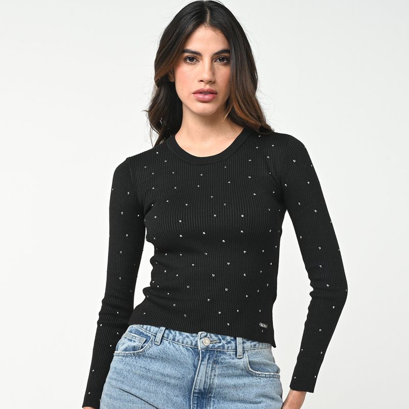 MOSSIMO - Saco Mujer Con aplique Ajustado Mossimo