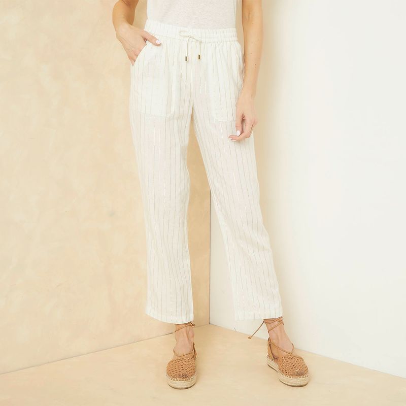 APOLOGY - Pantalón Recto Mujer Tiro alto Apology