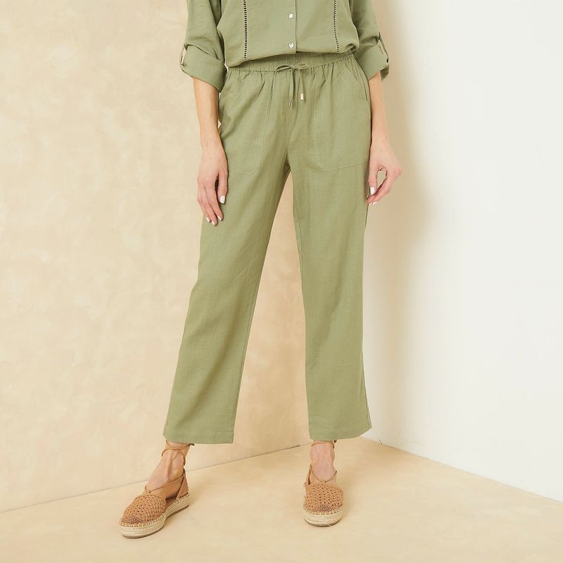 APOLOGY - Pantalón Recto Mujer Tiro alto Apology