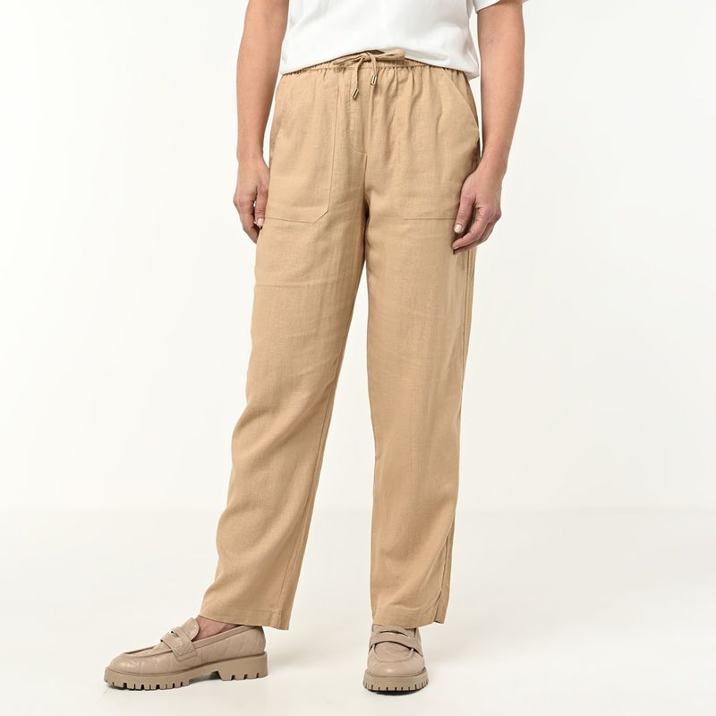 APOLOGY - Pantalón Recto Mujer Tiro alto Apology