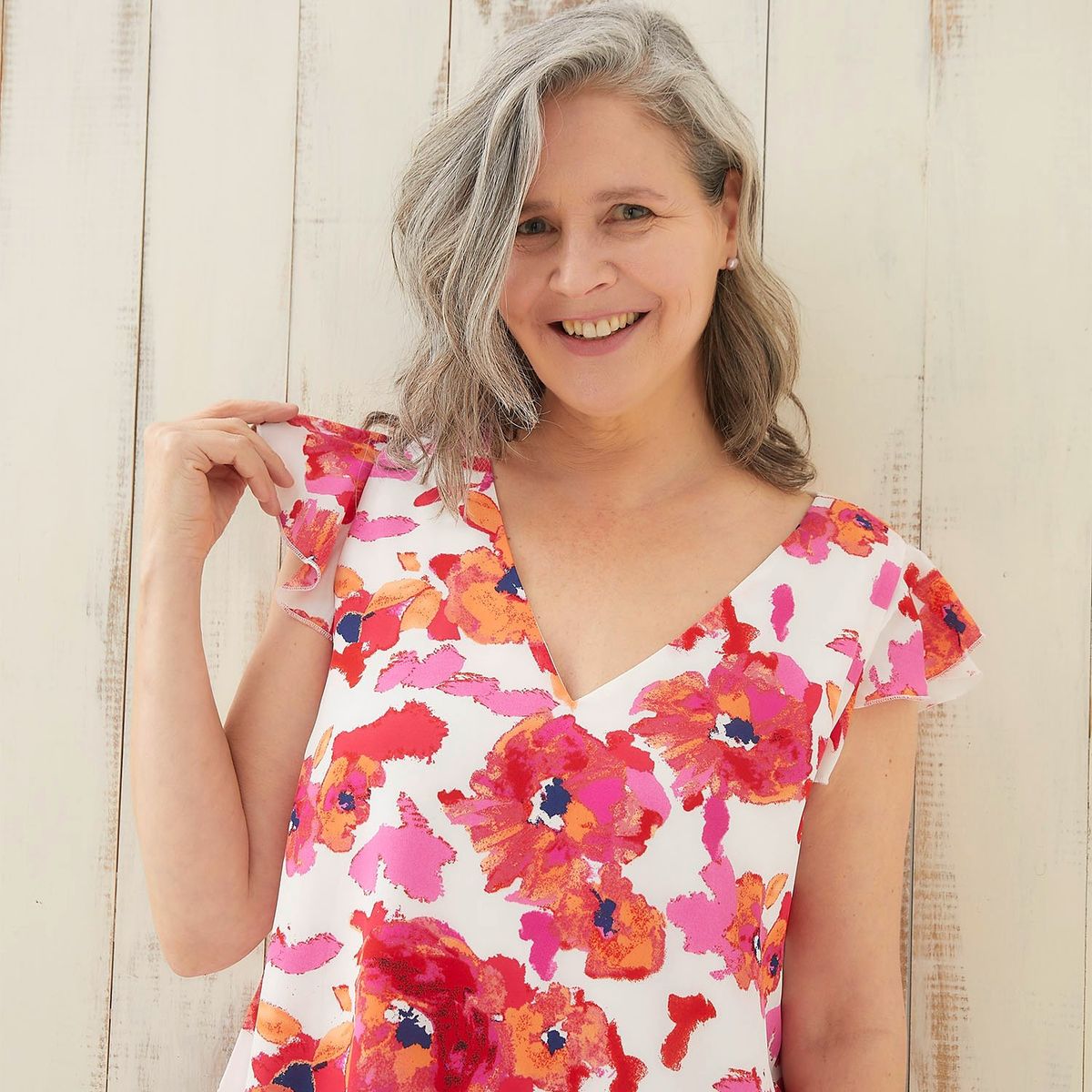 SOUTHLAND - Blusa Mujer con Estampado Manga corta Southland