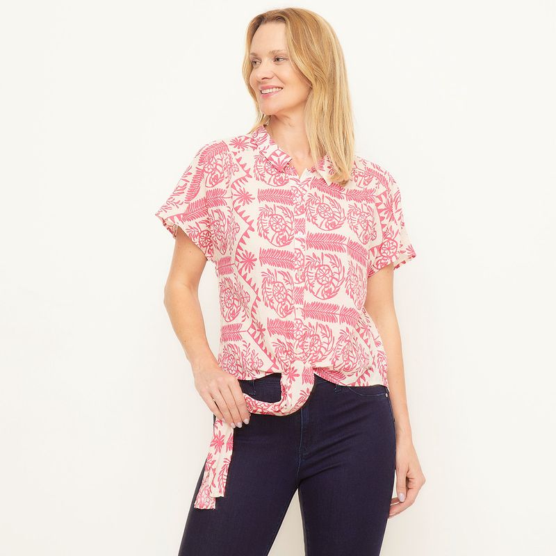 NEWPORT - Blusa Mujer Manga corta Newport