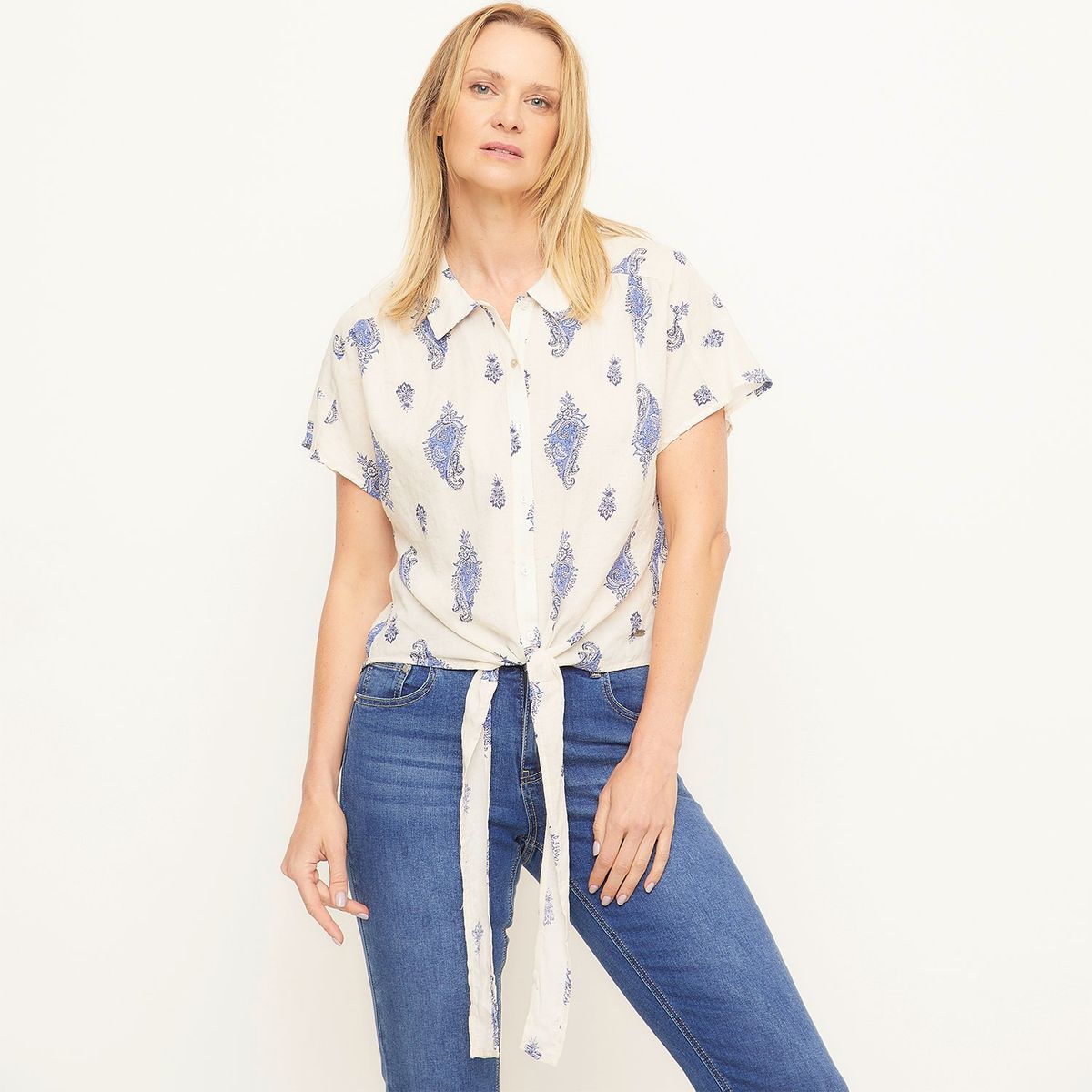 NEWPORT - Blusa Mujer Manga corta Newport