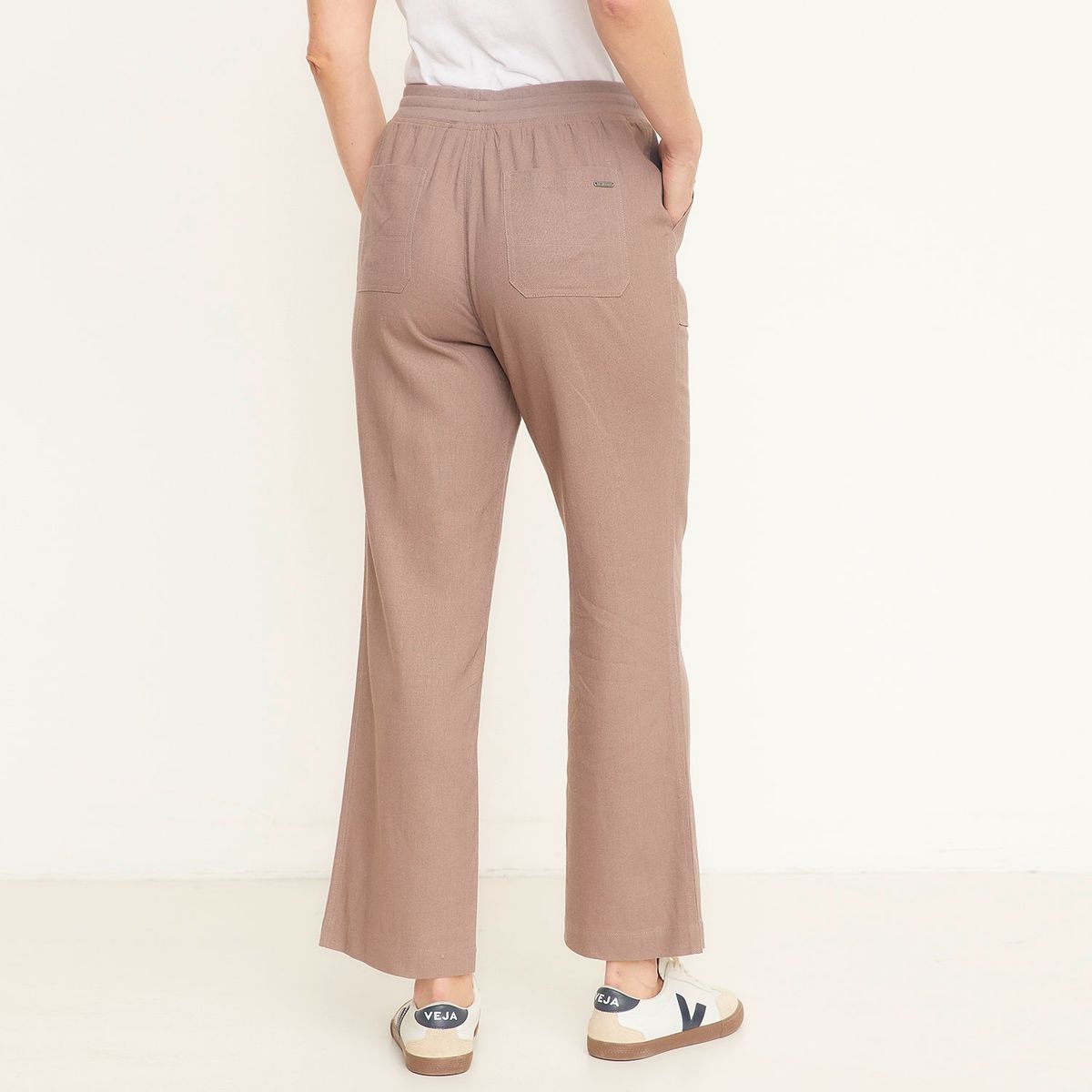 NEWPORT - Pantalón Wide leg Mujer Tiro alto Newport