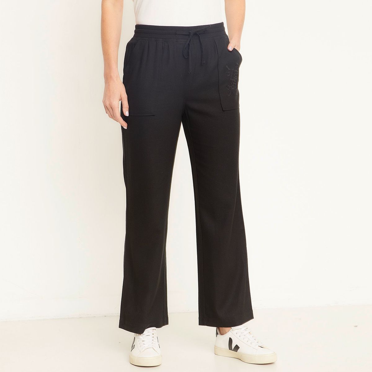NEWPORT - Pantalón Wide leg Mujer Tiro alto Newport