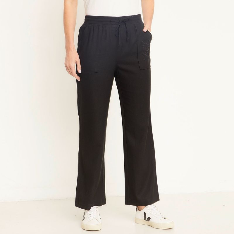 NEWPORT - Pantalón Recto Mujer Tiro alto Newport