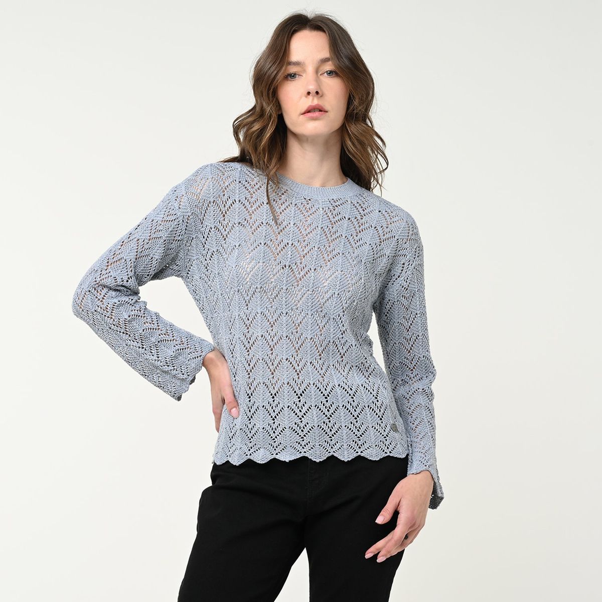 NEWPORT - Saco Mujer Tejido Ajustado Newport