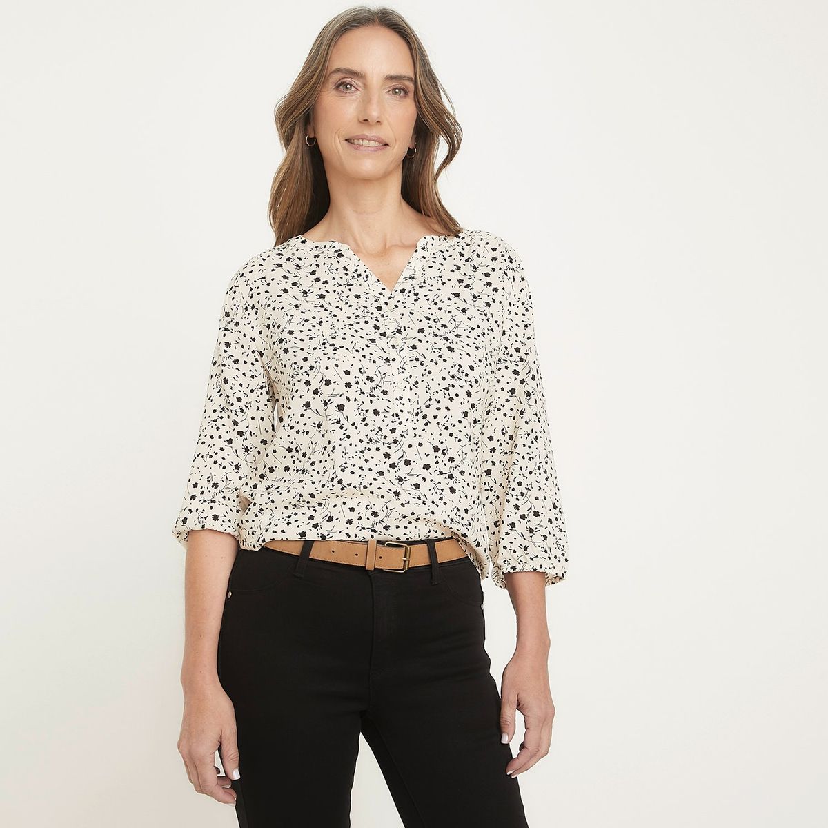 NEWPORT - Blusa Mujer Manga 3/4 Newport