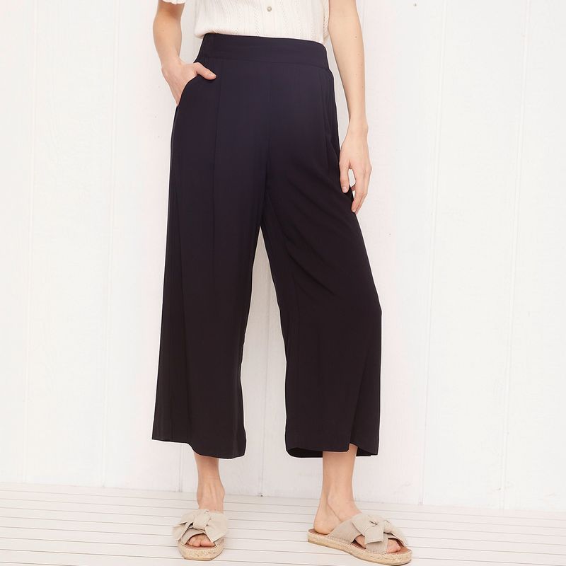 UNIVERSITY CLUB - Pantalón Culotte Mujer Tiro alto University Club