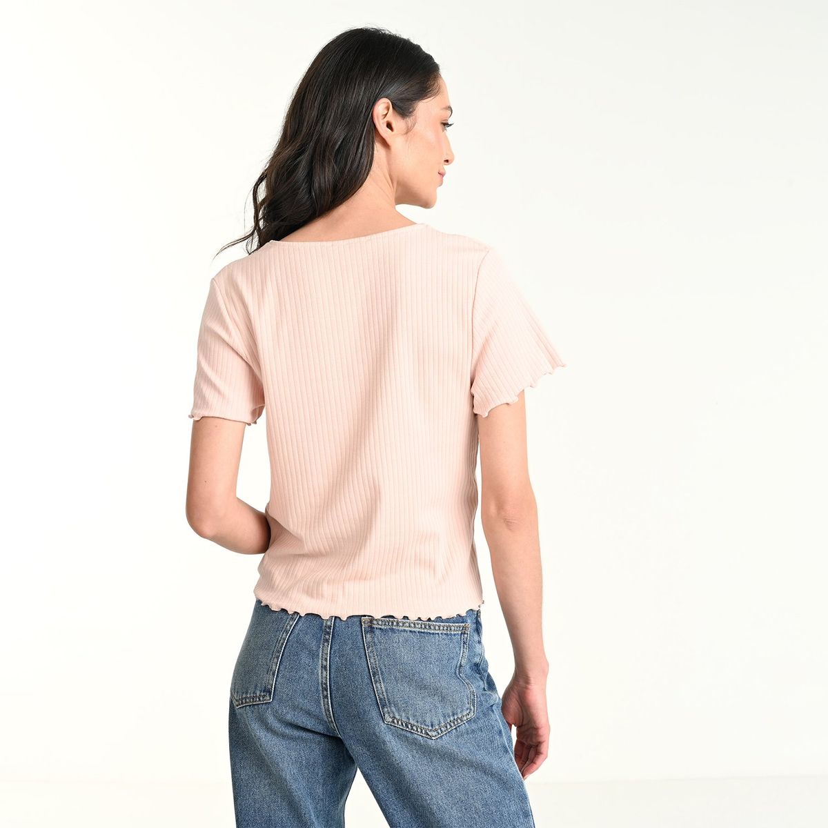 UNIVERSITY CLUB - Blusa Mujer Manga corta de Algodón University Club