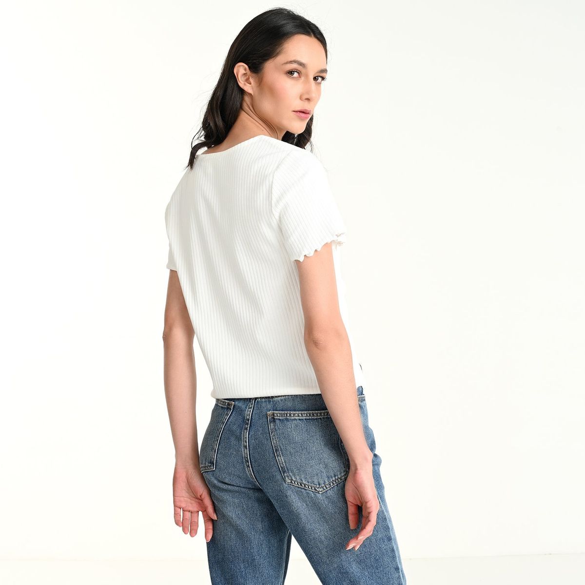 UNIVERSITY CLUB - Blusa Mujer Manga corta de Algodón University Club
