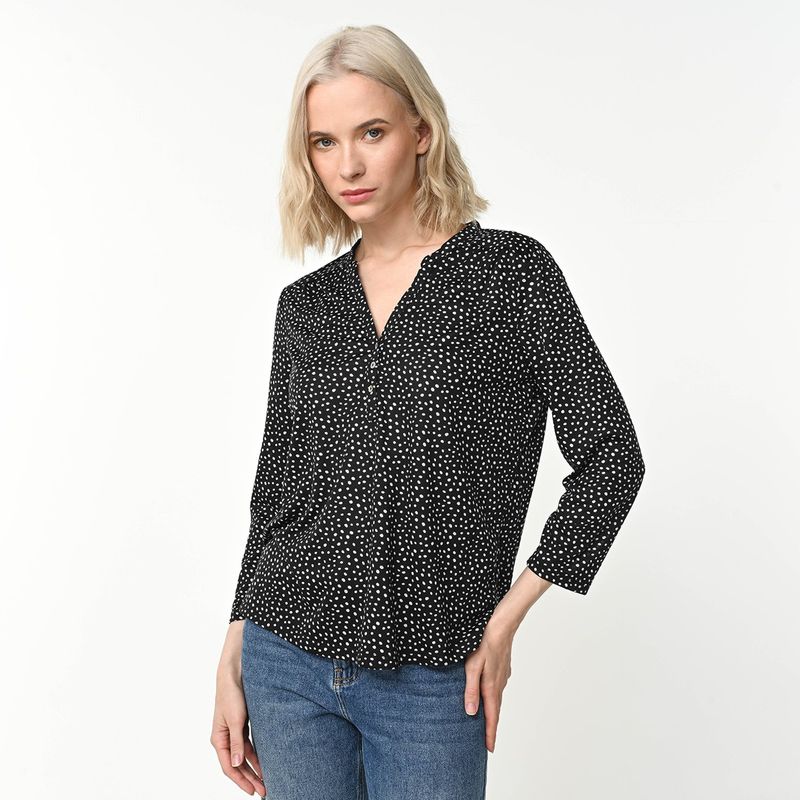 UNIVERSITY CLUB - Blusa Mujer con Estampado Manga larga University Club