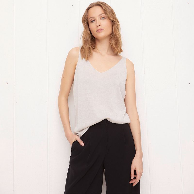 UNIVERSITY CLUB - Blusa Mujer Tejido Sin mangas University Club