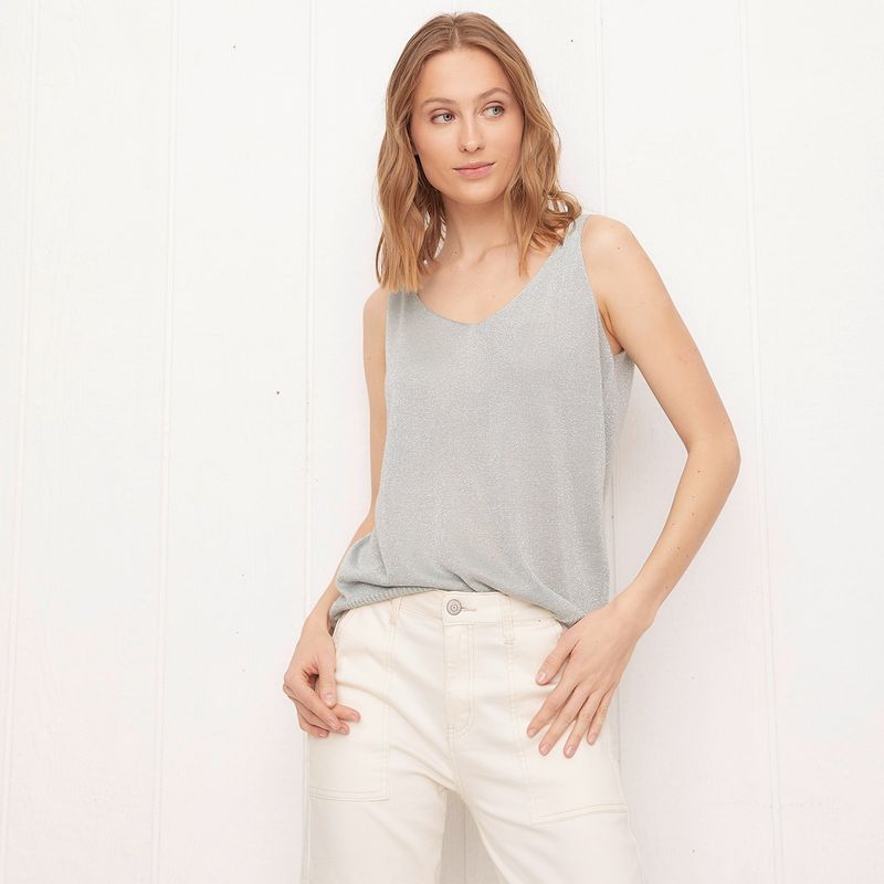 UNIVERSITY CLUB - Blusa Mujer Tejido Sin mangas University Club