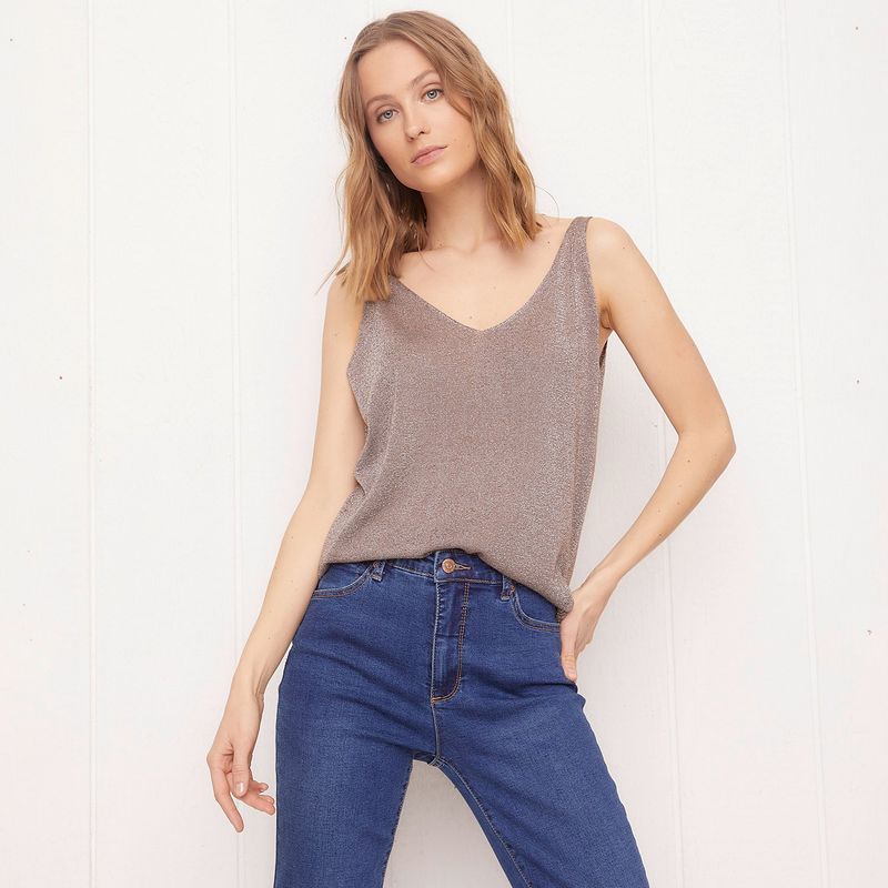 UNIVERSITY CLUB - Blusa Mujer Tejido Sin mangas University Club