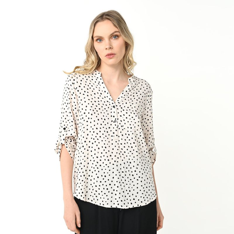 UNIVERSITY CLUB - Blusa Mujer con Estampado Manga larga University Club