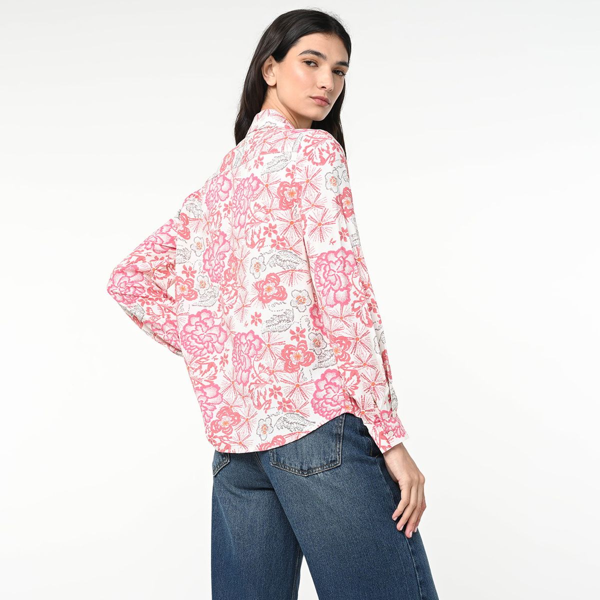 UNIVERSITY CLUB - Blusa Mujer con Estampado Manga larga University Club