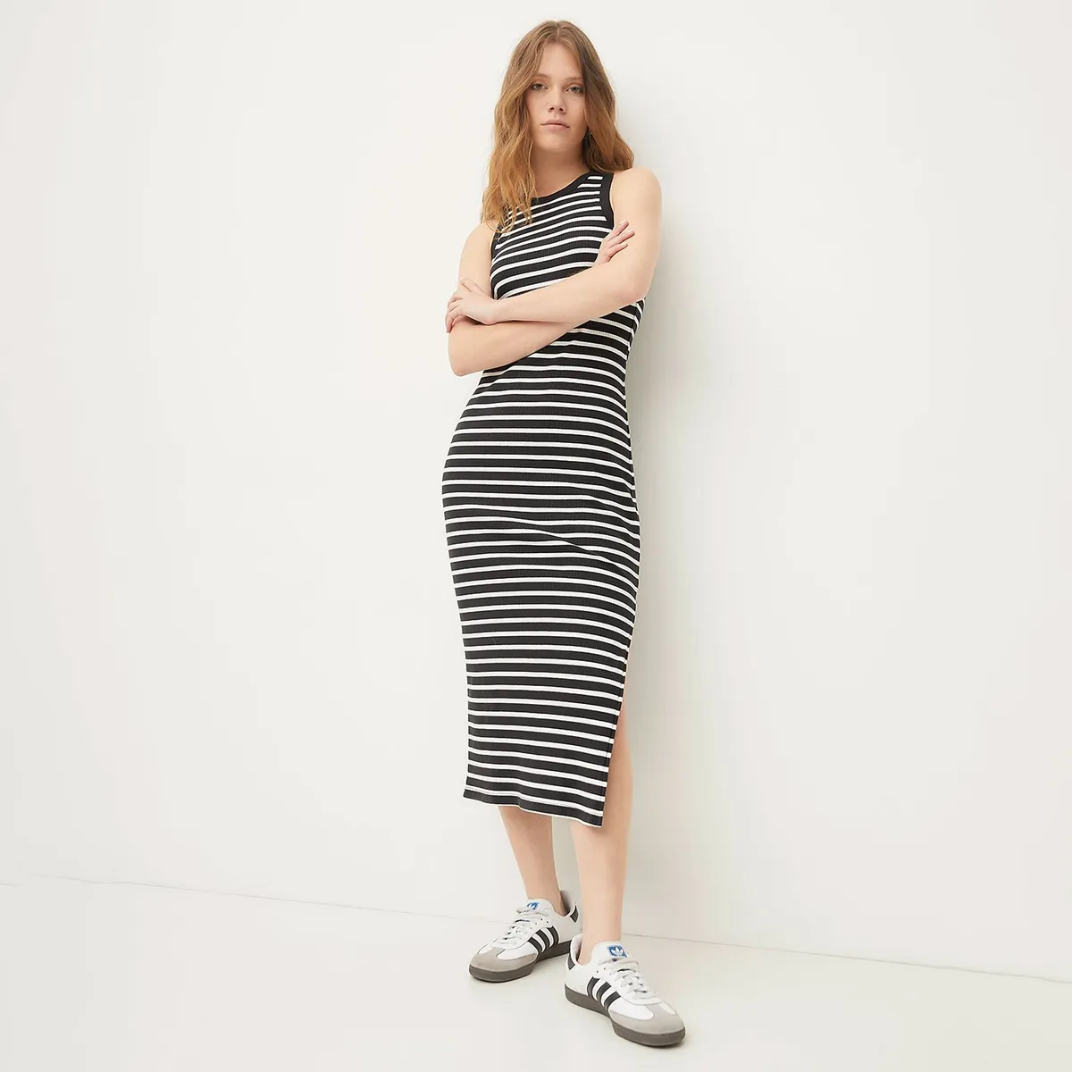 SYBILLA - Vestido Medio para Mujer Algodón Sybilla