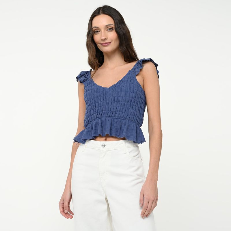 SYBILLA - Blusa Mujer Sin mangas Sybilla