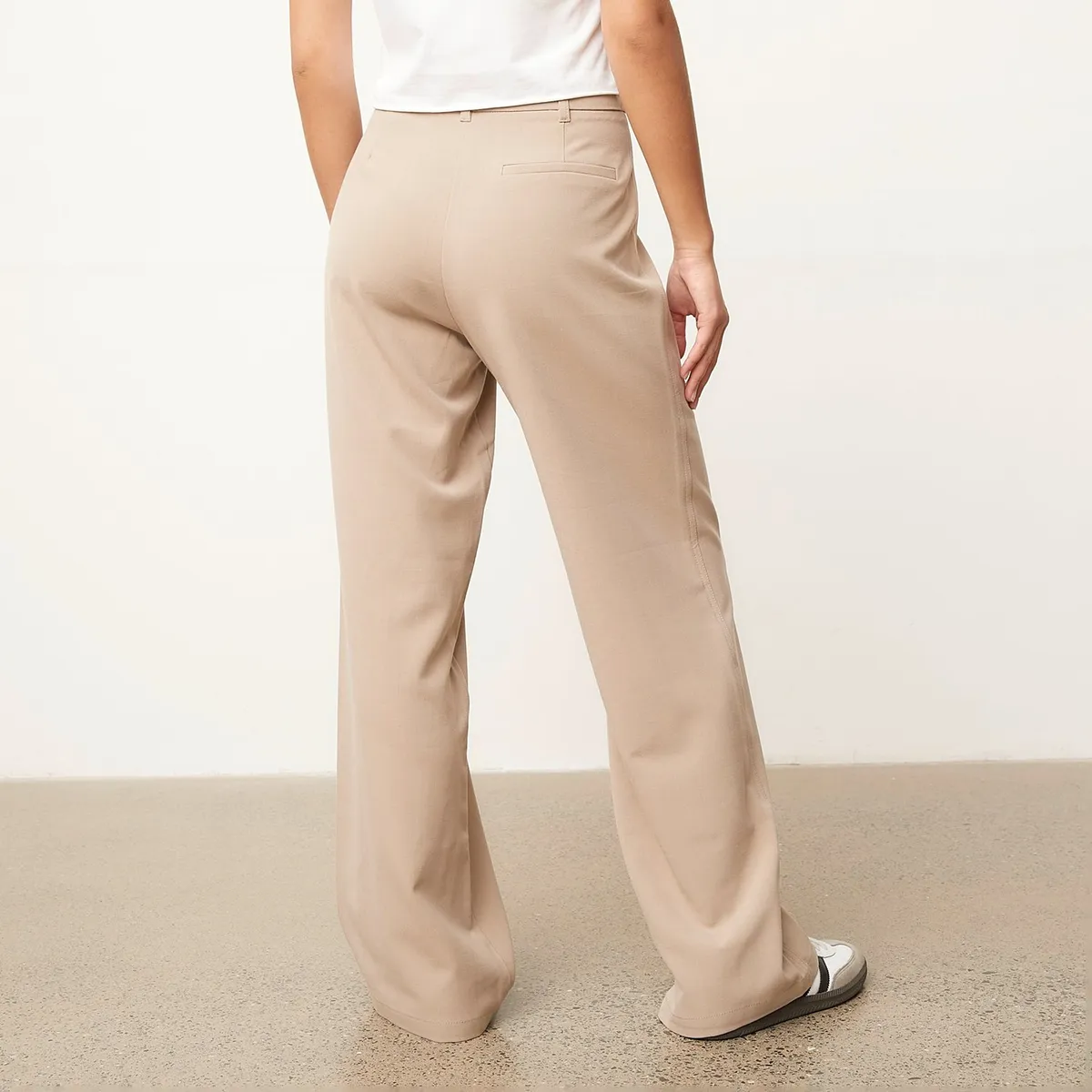 SYBILLA - Pantalón Flare Mujer Tiro medio Sybilla