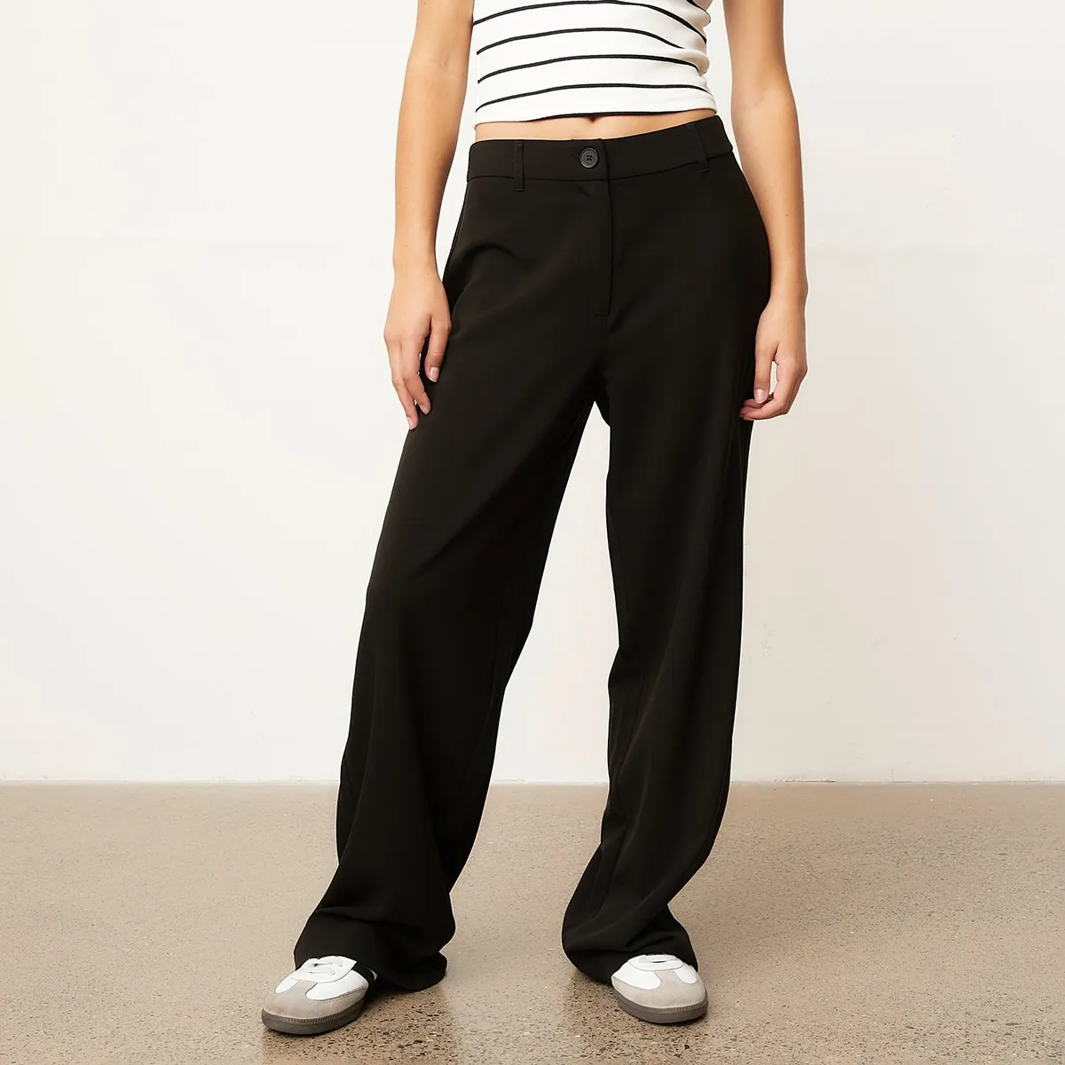 SYBILLA - Pantalón Flare Mujer Tiro medio Sybilla