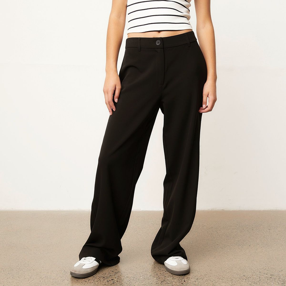 SYBILLA - Pantalón Flare Mujer Tiro medio Sybilla