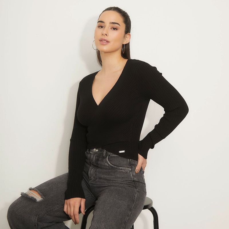 MOSSIMO - Saco Mujer Crop Mossimo