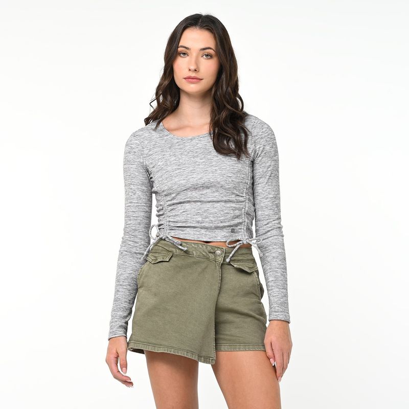 DOO AUSTRALIA - Falda de jean Mini Mujer Denim de Algodón Doo Australia