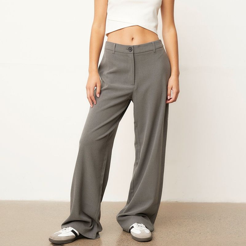 SYBILLA - Pantalón Flare Mujer Tiro medio Sybilla