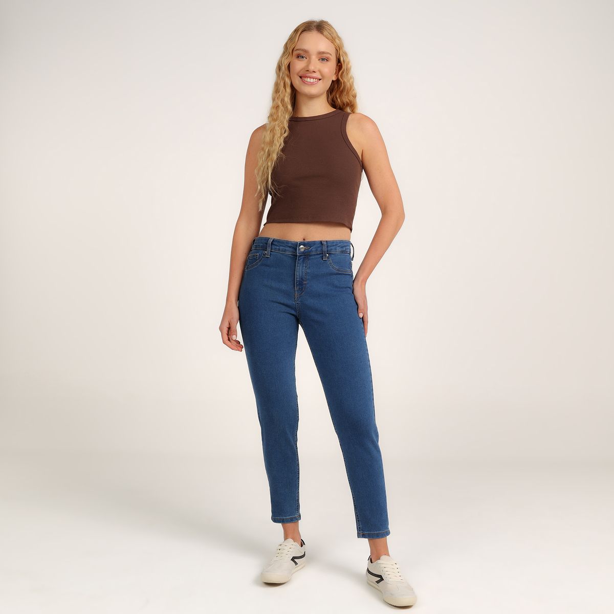 SYBILLA - Jean Skinny Mujer Tiro medio Sybilla