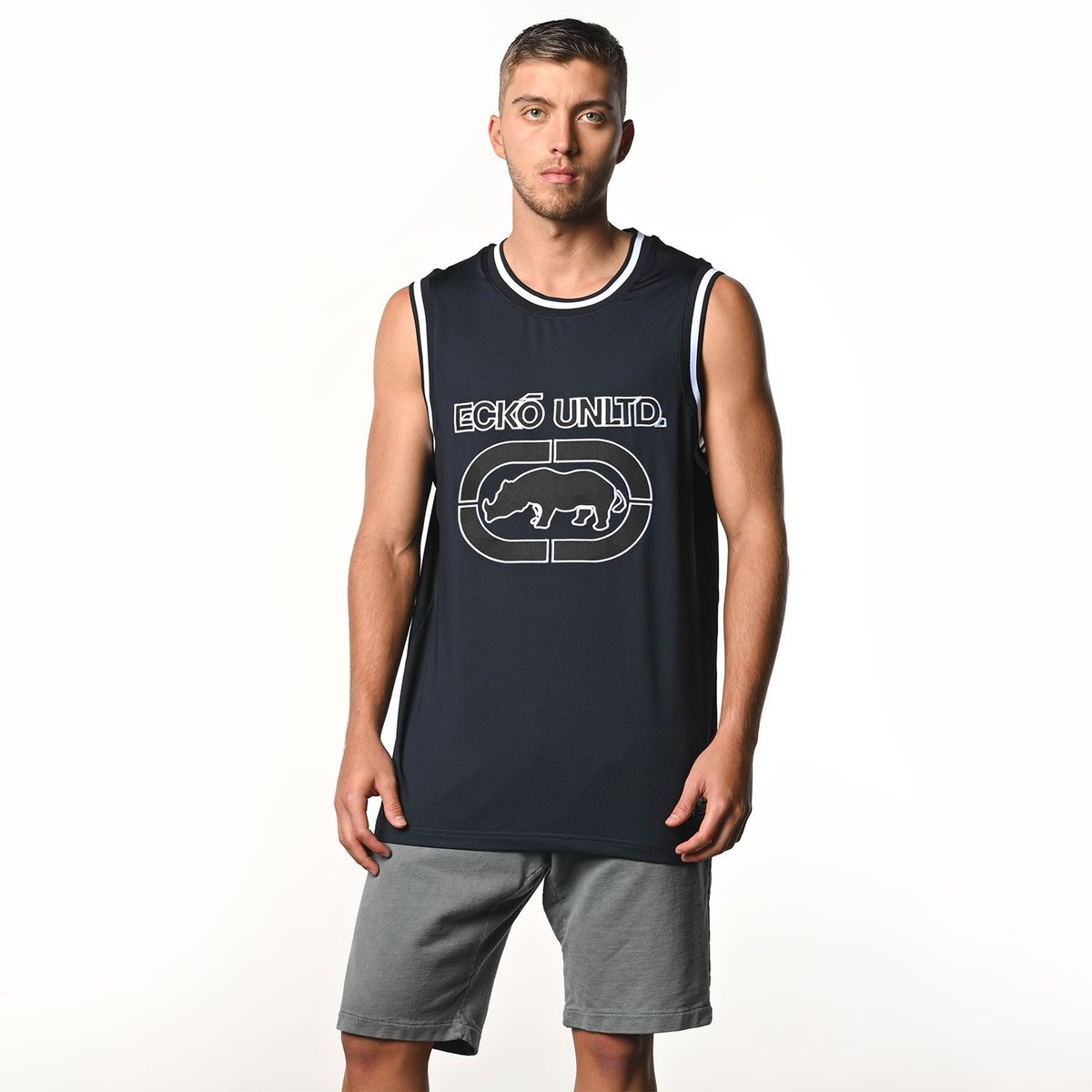 ECKO - Camiseta Hombre Sin mangas Con Estampado Ecko