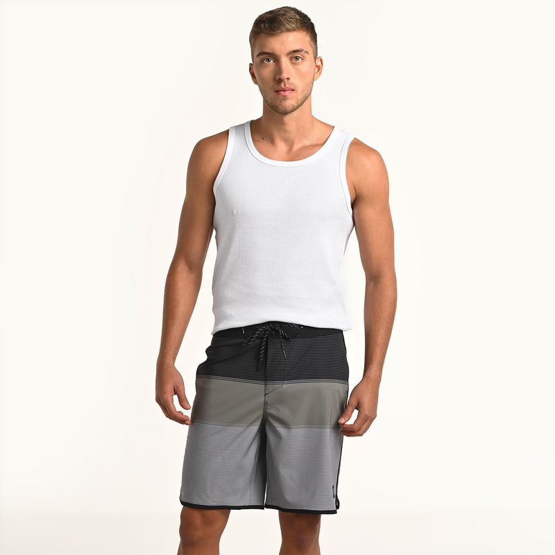 DOO AUSTRALIA - Pantaloneta de baño Hombre De Rayas Con Forro Doo Australia
