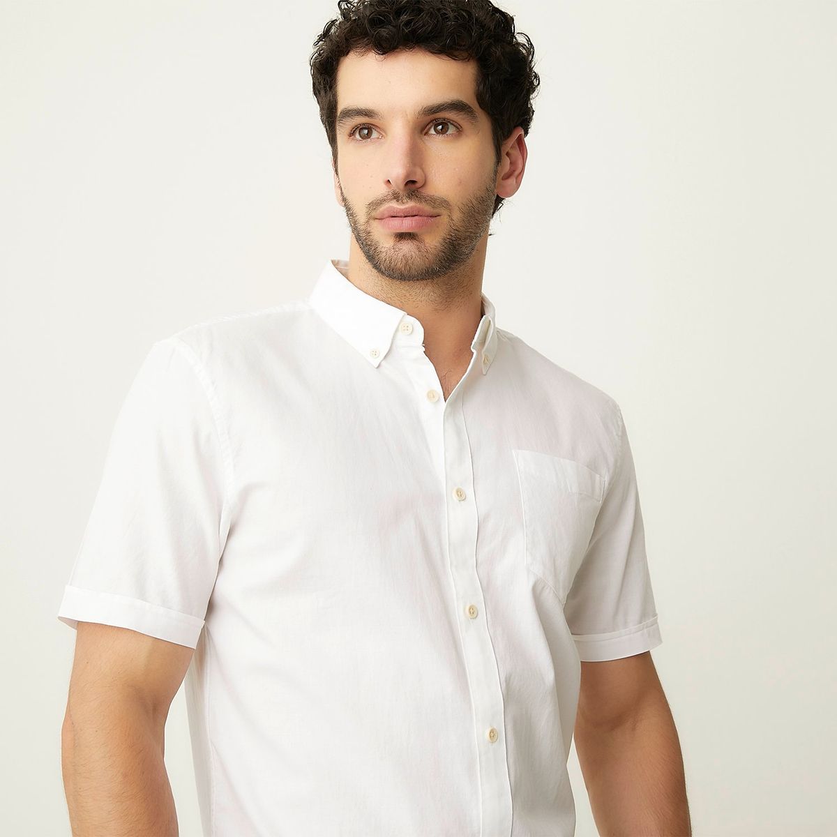 UNIVERSITY CLUB - Camisa Hombre Manga corta Slim University Club