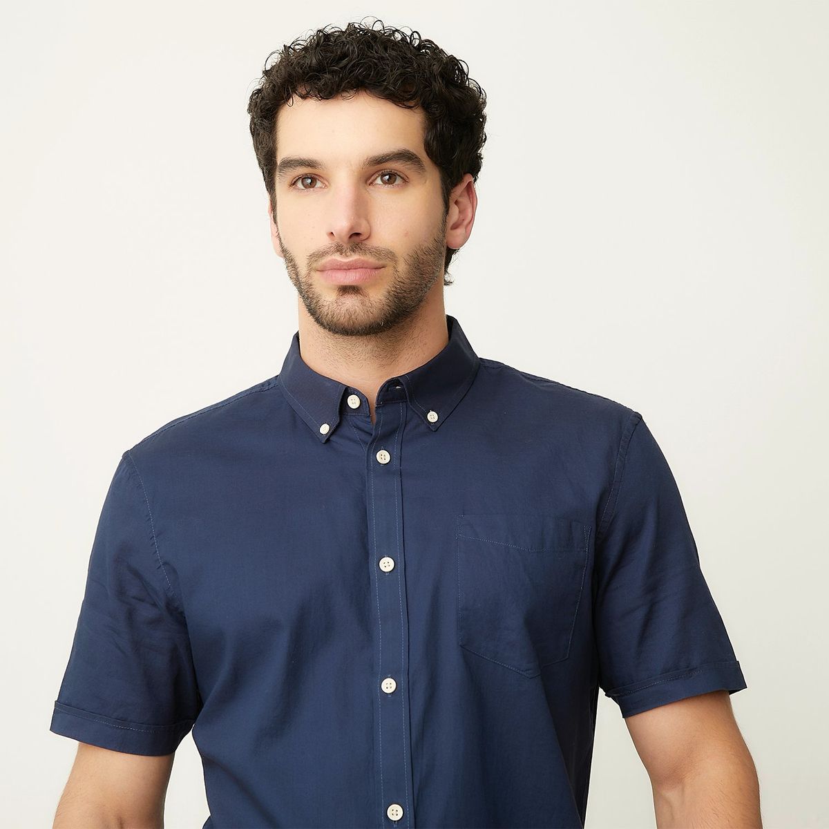 UNIVERSITY CLUB - Camisa Hombre Manga corta Slim University Club