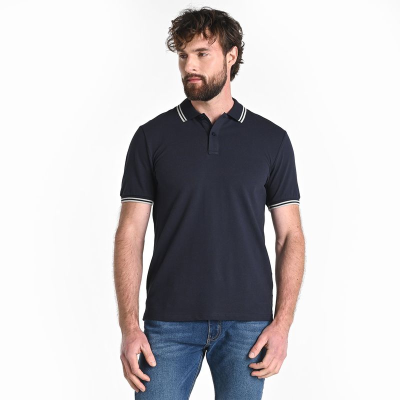 BASEMENT - Camiseta polo Hombre Manga corta de Algodón Basement