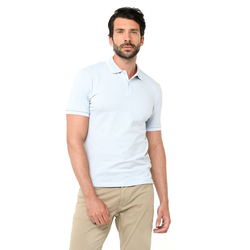 BASEMENT - Camiseta polo Hombre Manga corta de Algodón Basement