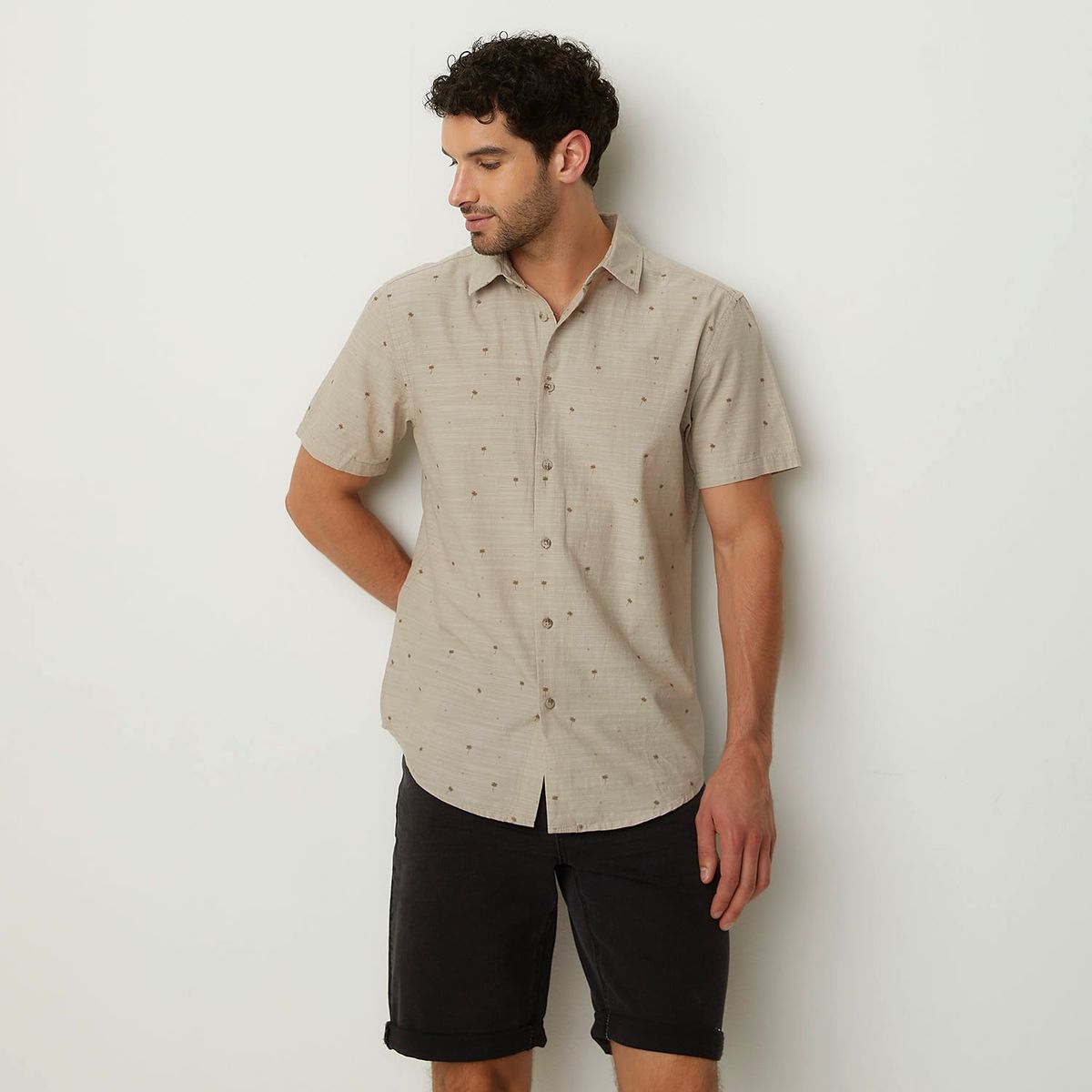 NEWPORT - Camisa Hombre Manga corta Slim Newport